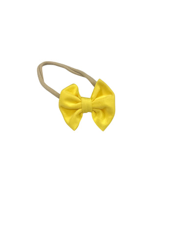 Yellow Nylon Bow