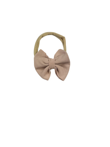 Tan Nylon Bow