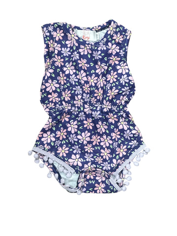Botanical Beauty Pom Pom Romper