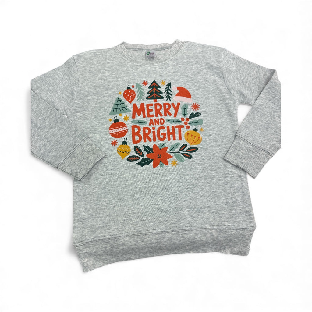 Merry & Bright Long Sleeve Toddler Tee