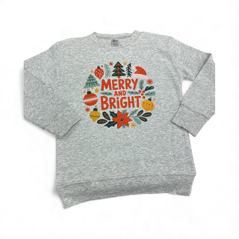 Merry & Bright Long Sleeve Toddler Tee