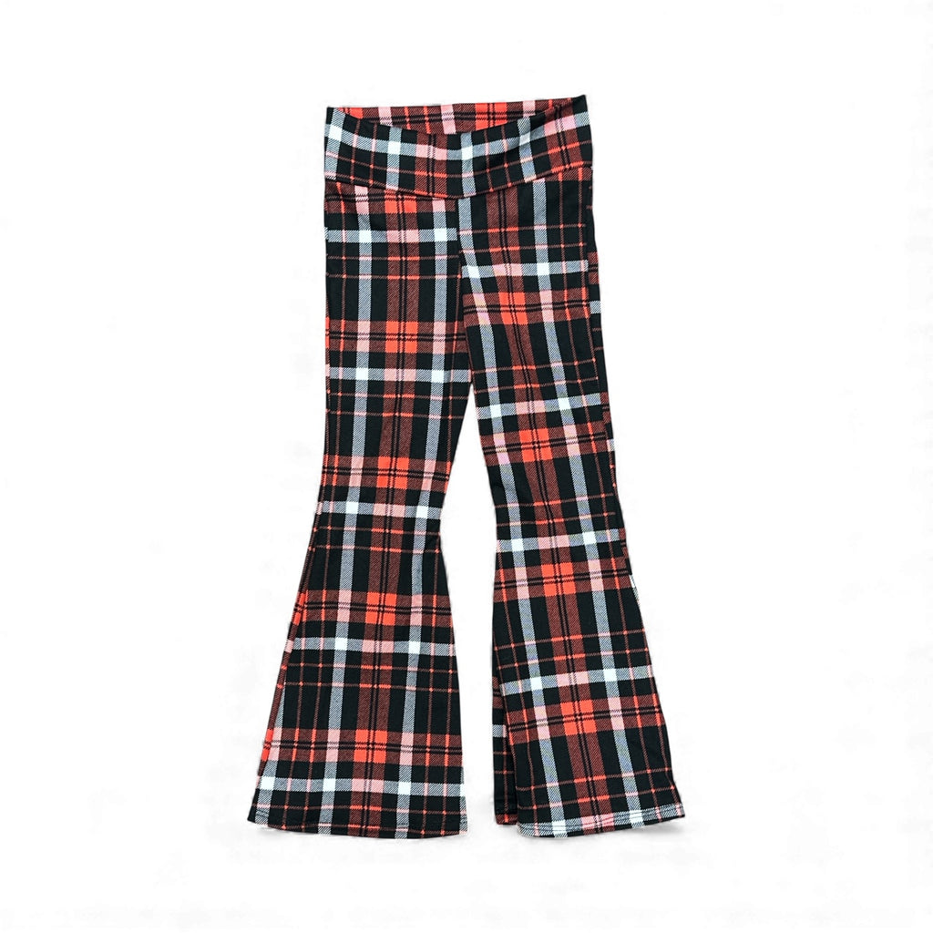 Red+Black Plaid • Christmas • Bell Bottoms