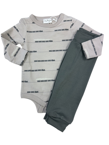 Gunmetal Grey Baby+Toddler Joggers