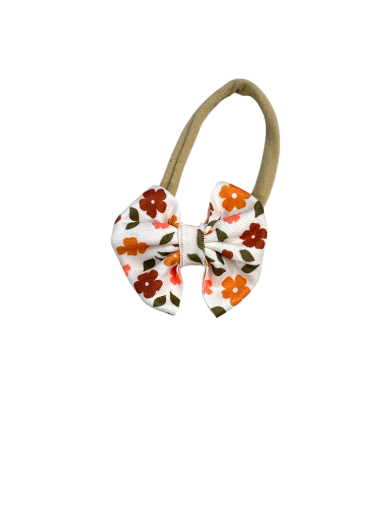 Rory Floral Nylon Bow