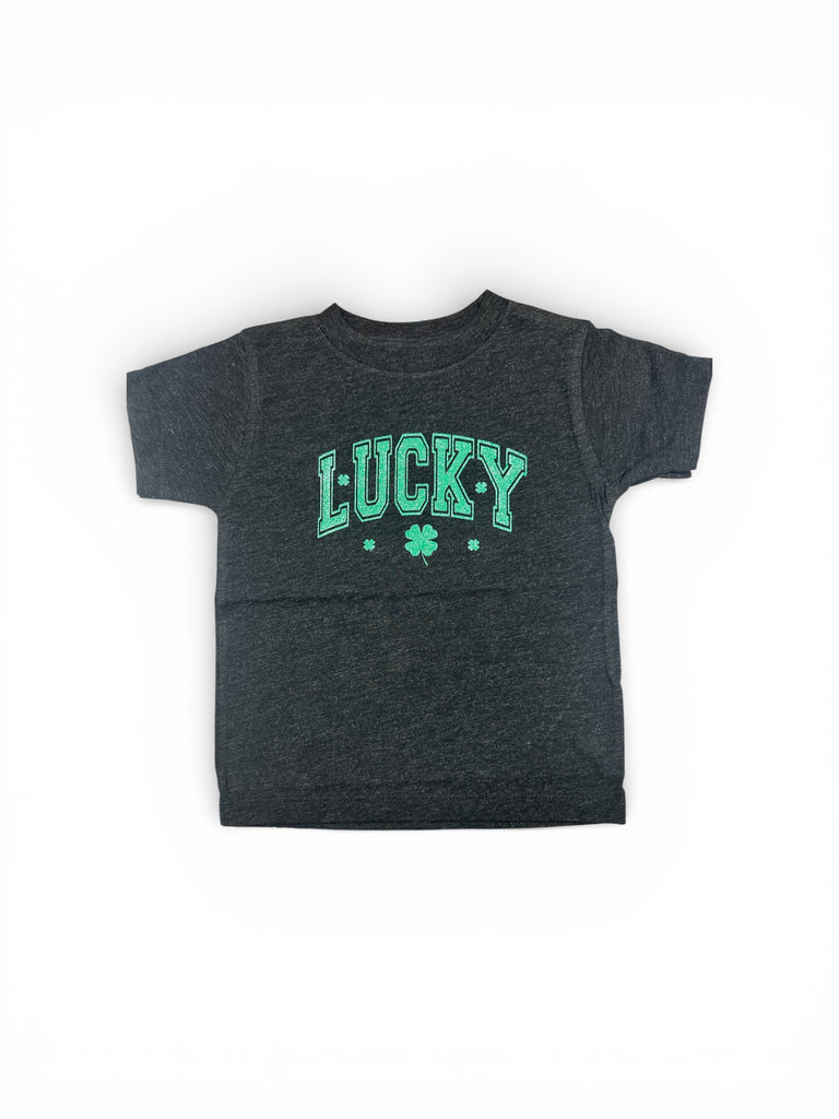 Lucky (glitter) • St.Patrick’s Day • infant/toddler tee