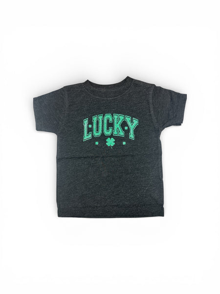 Lucky (glitter) • St.Patrick’s Day • infant/toddler tee