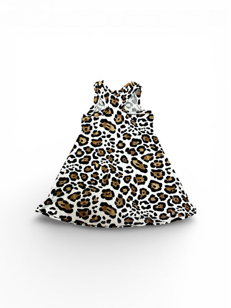 Ivory Cheetah • Racerback Dress