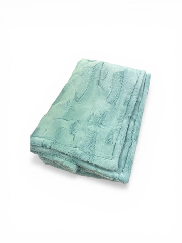 Spearmint • Baby Sized Minky Blanket