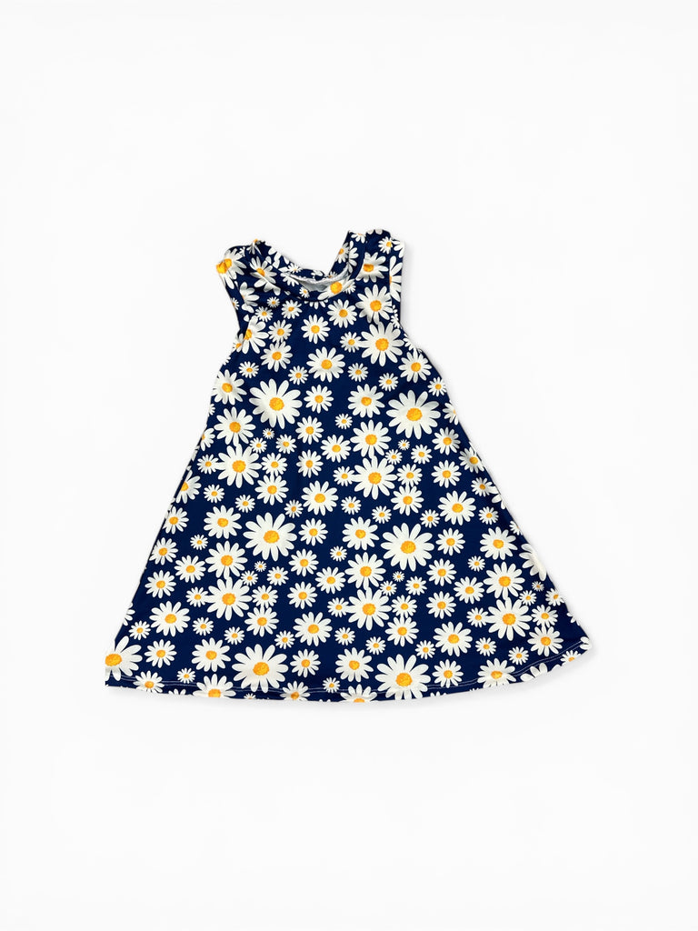 Navy Daisy • Racerback Dress