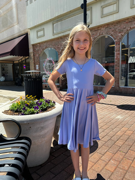 Periwinkle • Baby/Toddler/Youth Twirl Dress