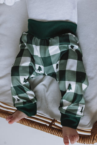 Pine Tree Plaid • Christmas • infant/toddler Joggers