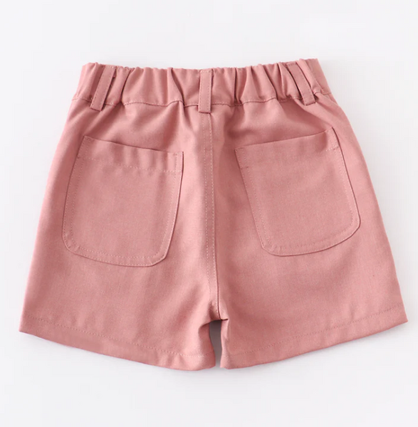 Pink Pocket Cargo Short