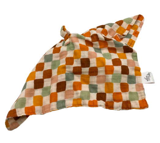 Paci-Lovey Blanket - Groovy Squares