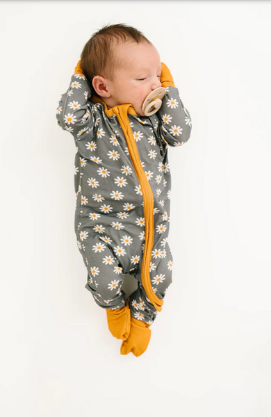 Cozy Daisy Bamboo Pajama Sleeper