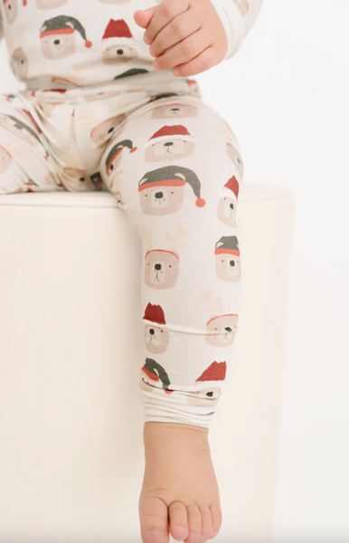 Bamboo Pajama - Beige Christmas Bears