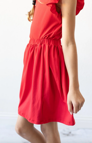 Red Twirl Skirt