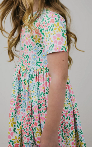 Daffodils S/S Pocket Twirl Dress