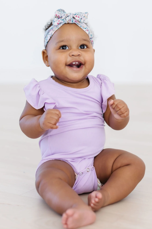 Lavender Flutter Bodysuit