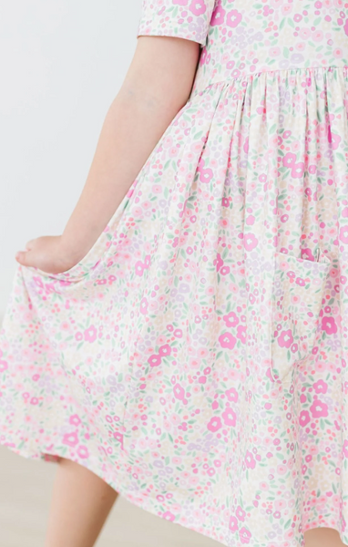 Blooming Beauty S/S Pocket Twirl Dress