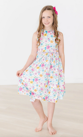 Sunshine Blooms Tank Twirl Dress