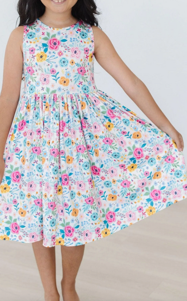 Sunshine Blooms Tank Twirl Dress