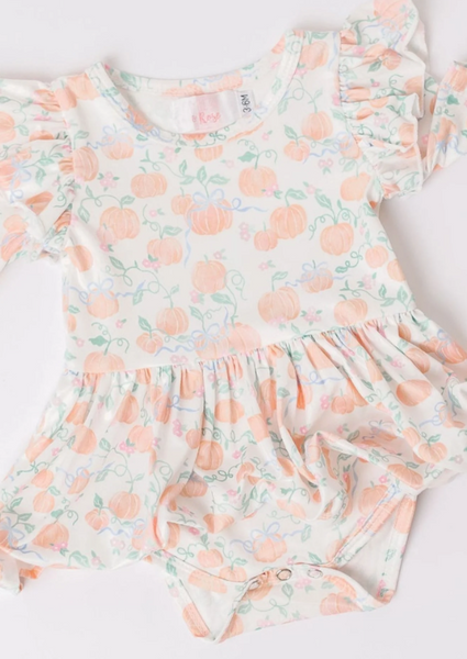 Pretty Pumpkins Twirl Bodysuit