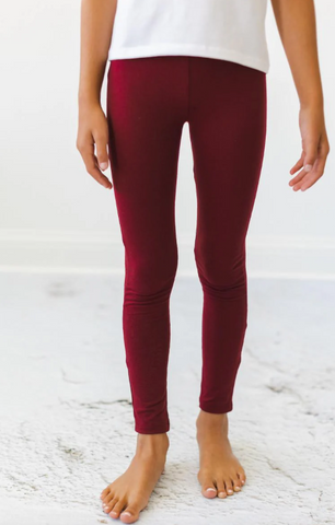 Burgundy Leggings