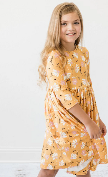 Dandelions in Fall Twirl Dress