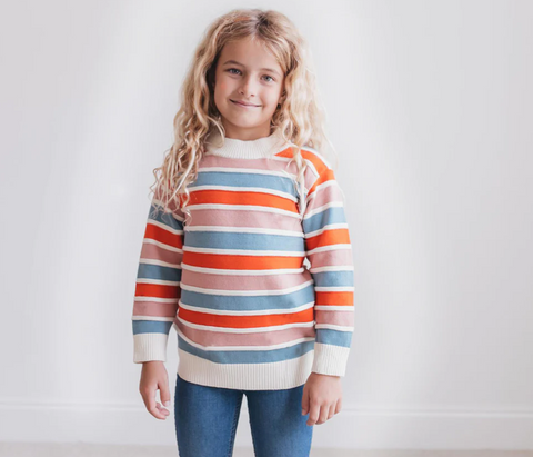 Stripe Rust Sweater