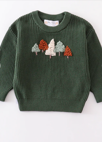 Trees Chunky Knit Sweater