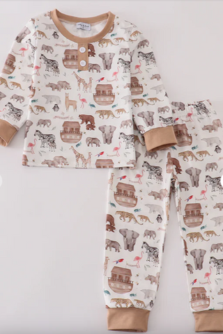 Noah's Ark Animal Pajama