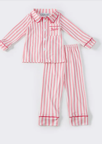 Barbie Stripe Pajama Set