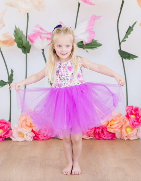 Purple Perfection Tank Tutu Dress