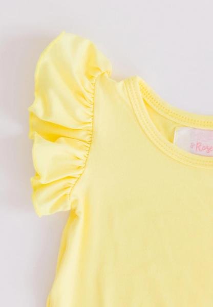 Yellow Flutter Bodysuit