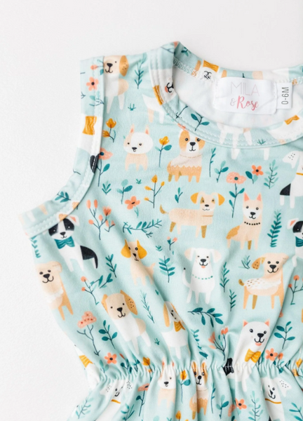 Furry Friends Pom Pom Romper