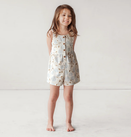 Tank Romper- Hydrangea