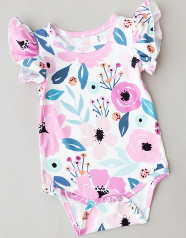 Pretty in Purple Flutter Bodysuit