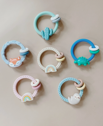 Ritzy Rattle™ Silicone Teether Rattles