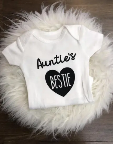 Auntie's Bestie • baby bodysuit