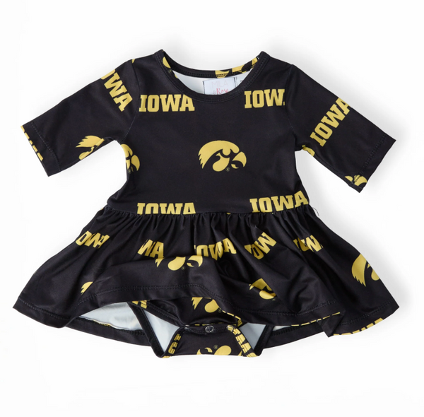 Iowa Hawkeyes3/4 Sleeve Bodysuit