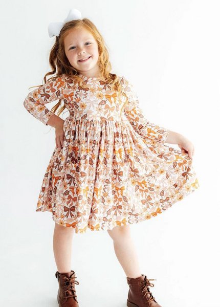 Fall Harvest L/S Pocket Twirl Dress