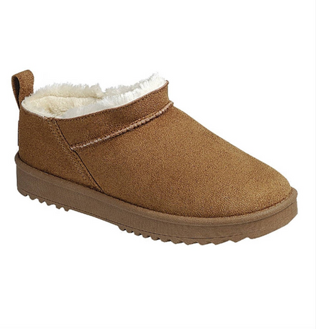 Faux Fur-Lined Mini Bootie