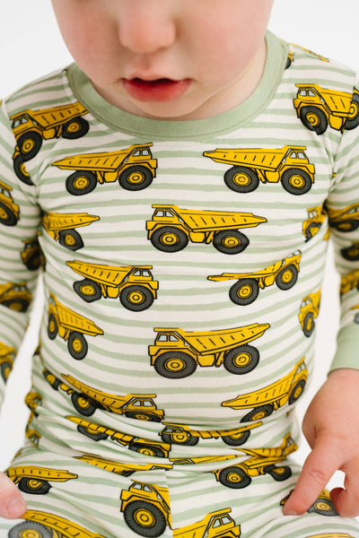 Dump Trucks Bamboo Set