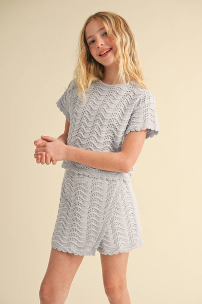 TWEEN GIRLS KIDS CROCHET BOTTOM (7/14)