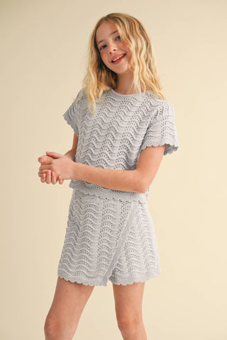 TWEEN GIRLS KIDS CROCHET BOTTOM (7/14)