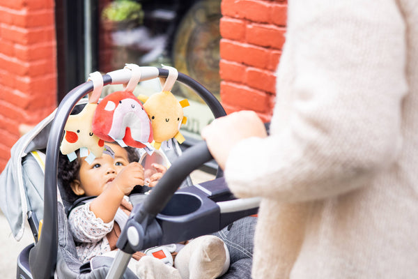 Rainbow Sun and Stars Stroller Toys, Set of 3