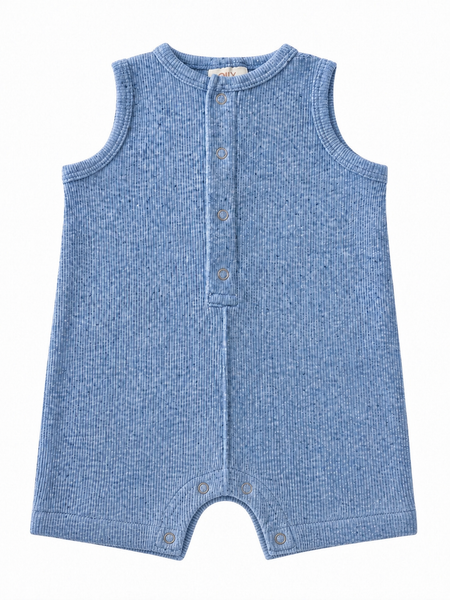 Blue Speckle / Ribbed Shortie