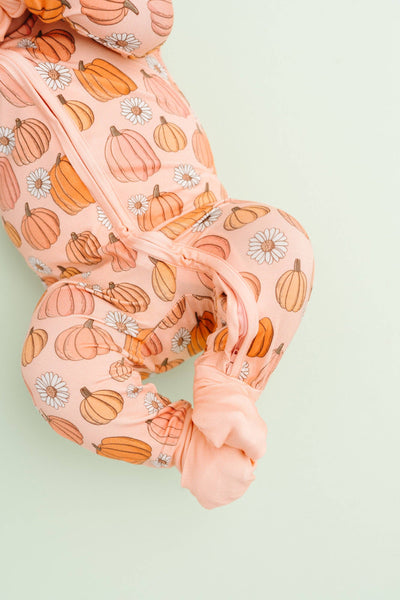 Pretty In Pink Pumpkins Bamboo Sleeper