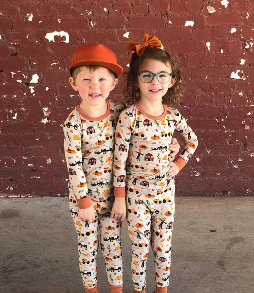 Fall Vibes & Everything Nice 2pc Pajama Set