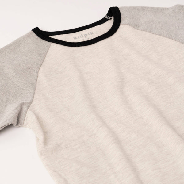 Color Block Raglan Tee